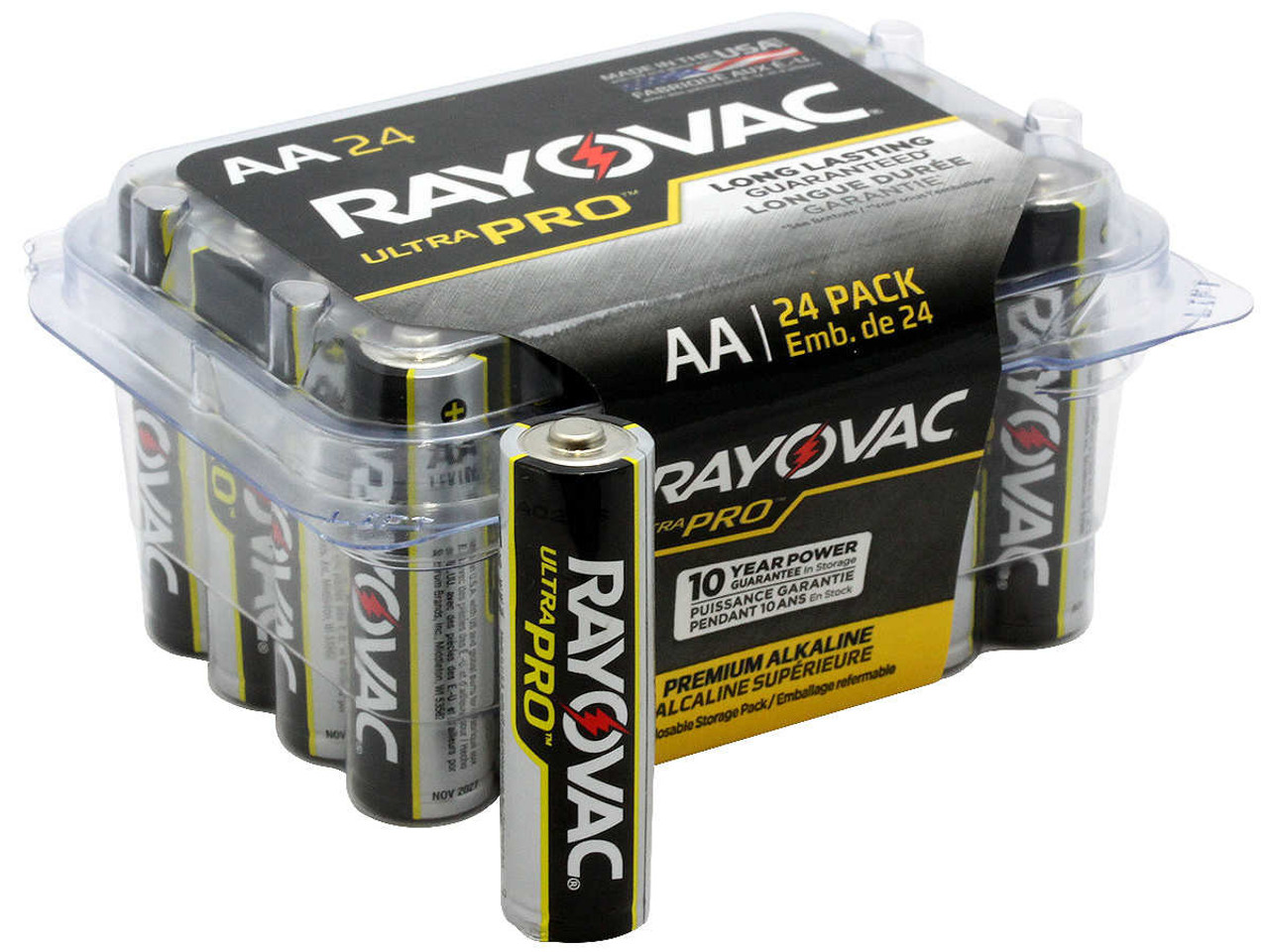 48 Piece Combo Pack - Rayovac Alkaline 24 AAA and 24 AA Batteries + FREE  SHIPPING - Brooklyn Battery Works