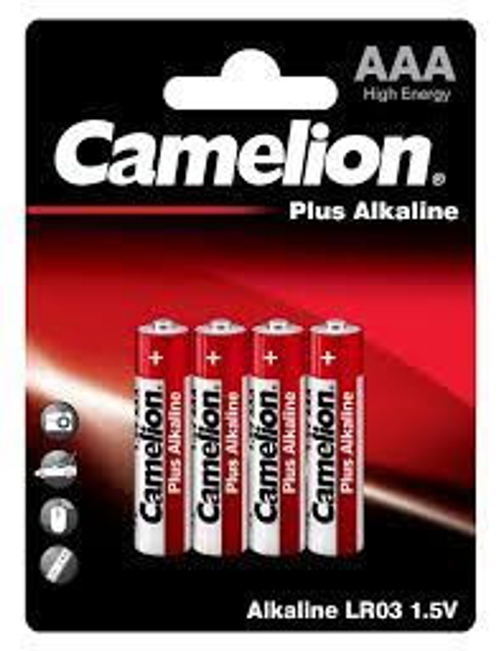 Camelion PACK OF 24 6 - 4 Packs AAA - ALKALINE BATTERIES IN RETAIL PACKAGING FREE SHIPPING