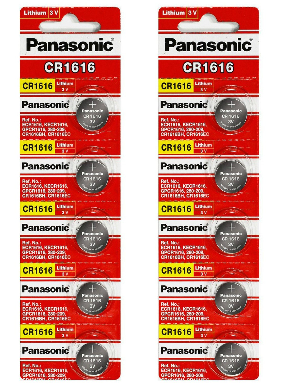 CR1616 Batteries - 10 Pack - 10 Batteries