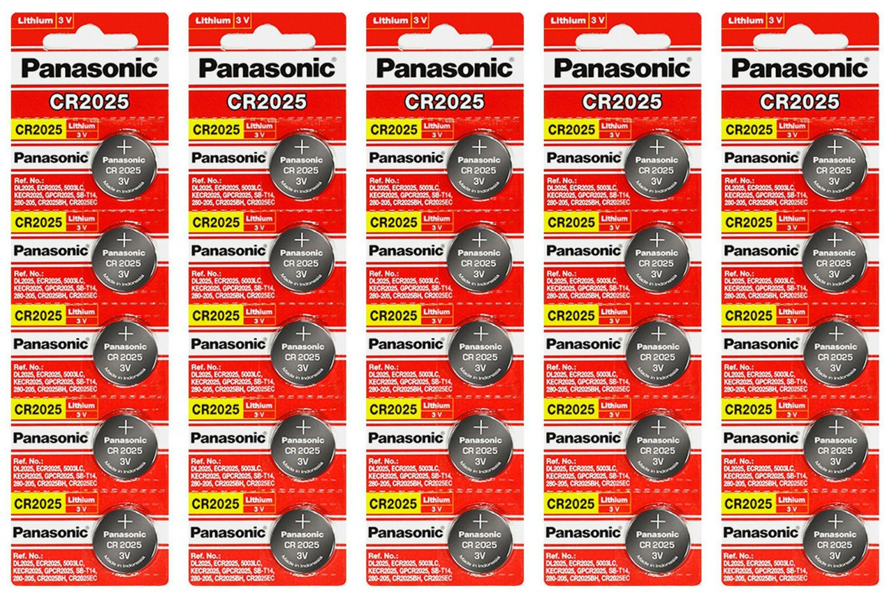 Panasonic Cr-2025 Lithium Coin Battery - Twin Pack