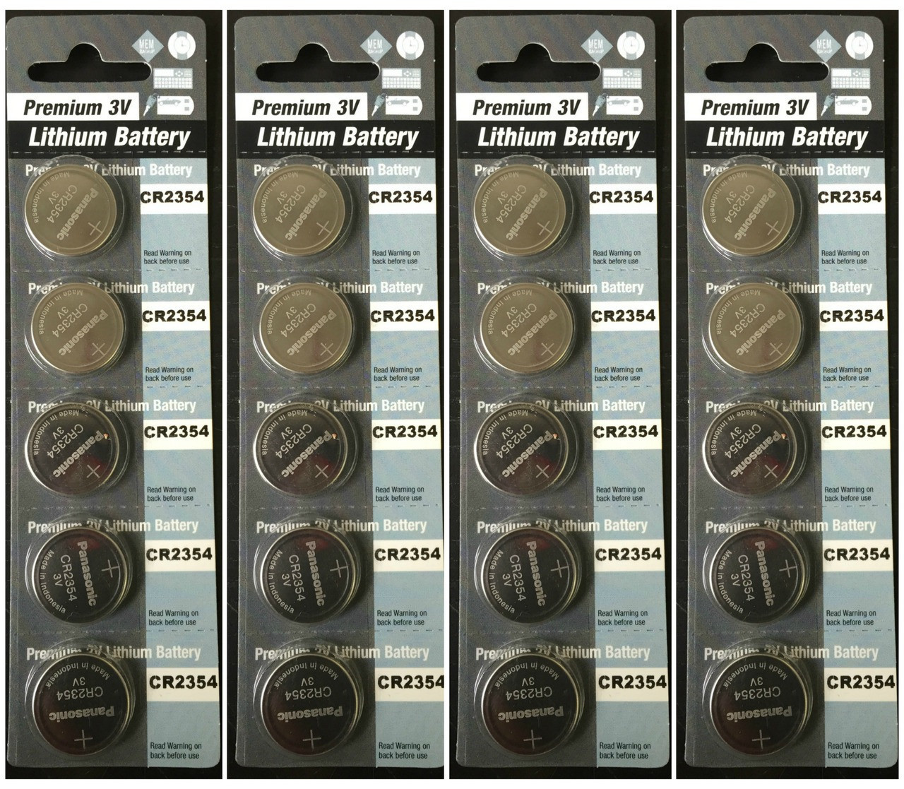 Panasonic CR2354 3V Lithium Coin Battery - 20 Pack FREE SHIPPING