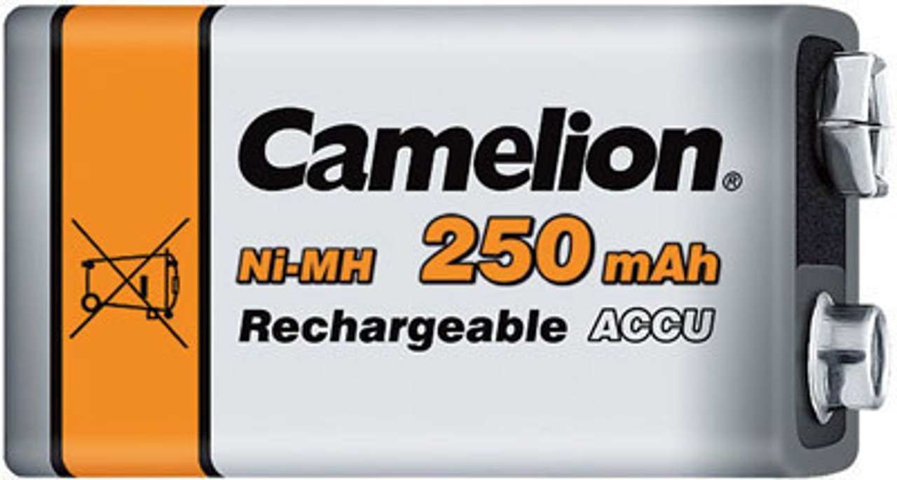 CAMELION PILA RECARGABLE 9V 250MAH NI-MH