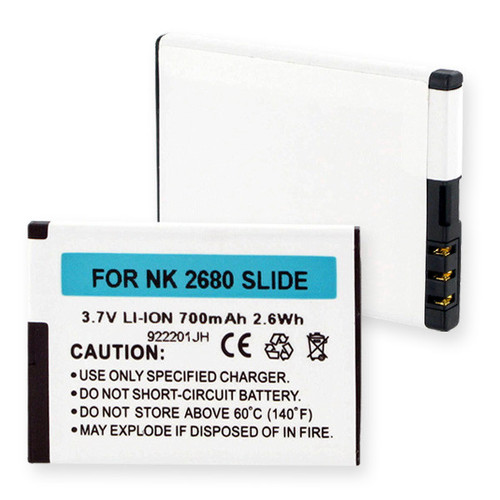 BBW NOKIA 2680 SLIDE LI-ION 700mAh Cellular Battery