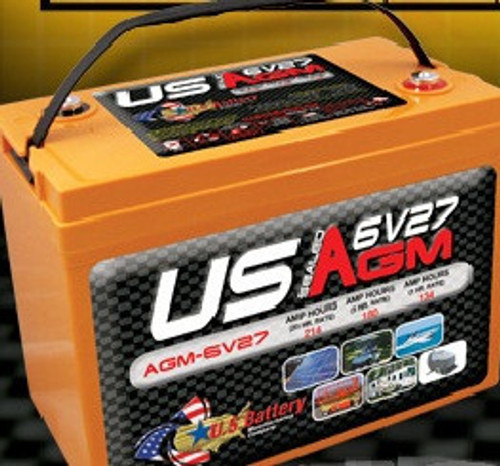 Deep Cycle AGM 220AH 6 Volt Battery