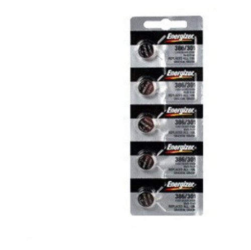 Energizer 386/301 - SR43 Silver Oxide Button Battery 1.55V 25 Pack FREE SHIPPING