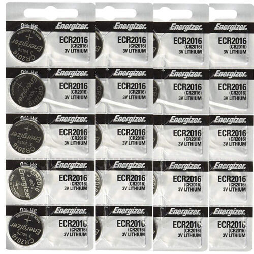 Energizer CR2016 3V Lithium Coin Battery - 20 Pack + FREE SHIPPING! 