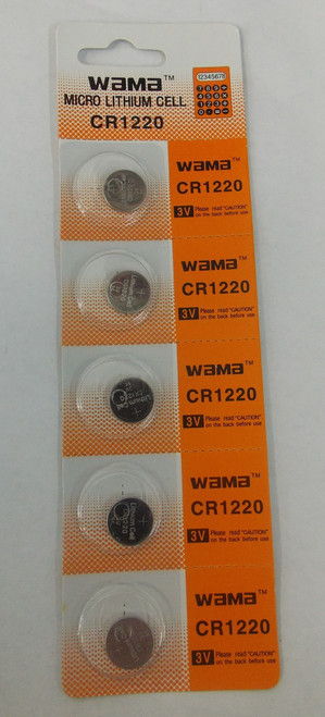 BBW CR1220 3V Lithium Coin Battery 500 Pack - FREE SHIPPING