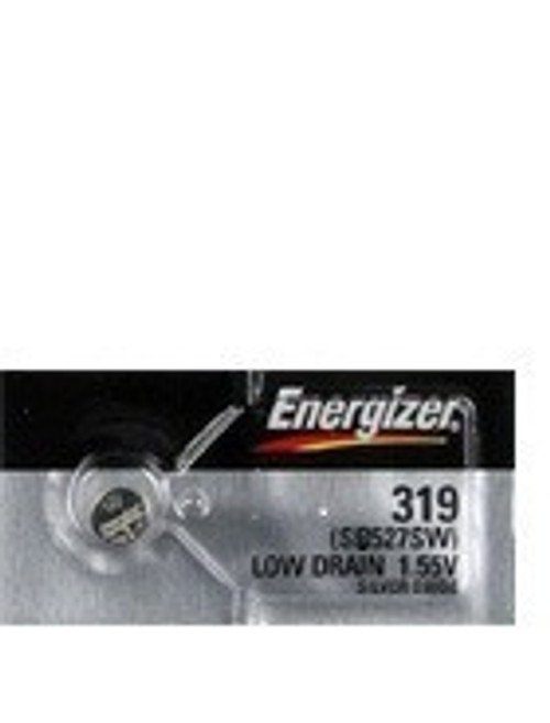 Energizer 319 - SR527 Silver Oxide Button Battery 1.55V 100 Pack FREE SHIPPING