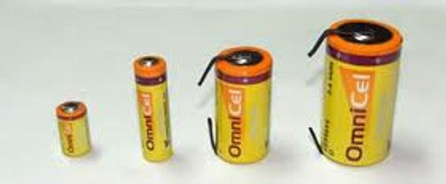 OmniCel D Size 3.6V Lithium Battery 19Ah w/ Tabs
