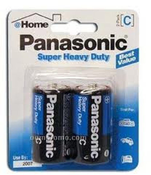 Panasonic Super Heavy Duty C Size Battery - 48 Pack FREE SHIPPING