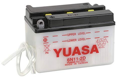 6N11-2D 6 Volt 11 Amp Hrs Conventional Power Sport Battery