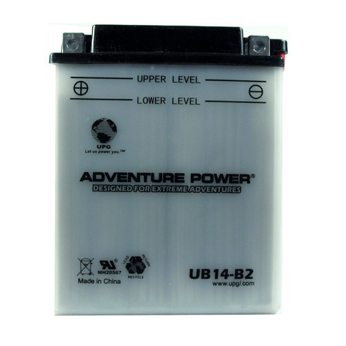 YB14-B2 12 Volt 14 Amp Hrs Conventional Power Sport Battery