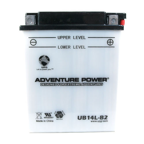 YB14L-B2 12 Volt 14 Amp Hrs Conventional Power Sport Battery