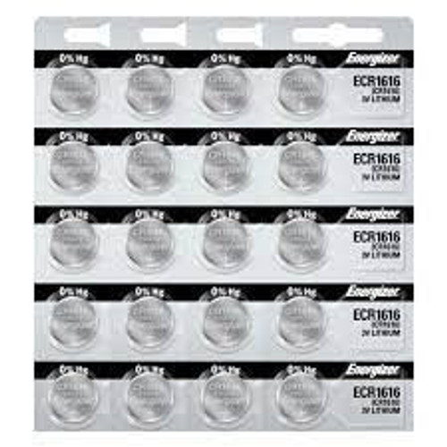  Energizer CR1616 3V Lithium Coin Battery 20 Pack + FREE SHIPPING 