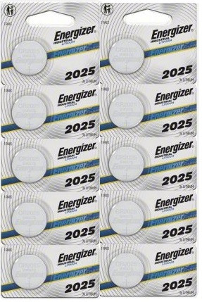  Energizer CR2025 3V Lithium Coin Battery - 10 Pack + FREE SHIPPING 