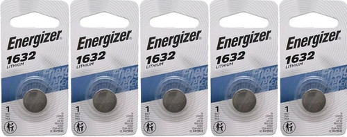 Energizer CR1632 3V Lithium Coin Battery - 5 Pack FREE SHIPPING