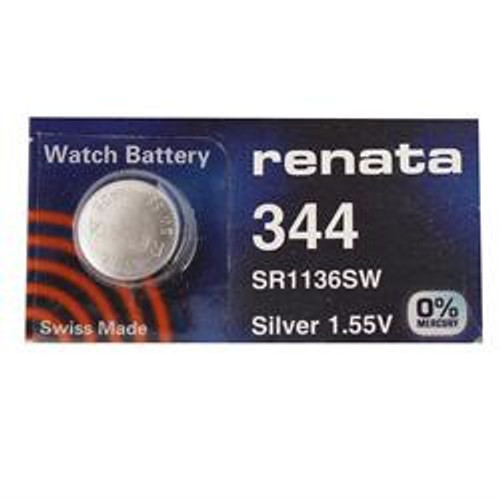 Renata 344 - SR1136SR Silver Oxide Button Battery 1.55V - 20 Pack Free Shipping 0percent Mercury