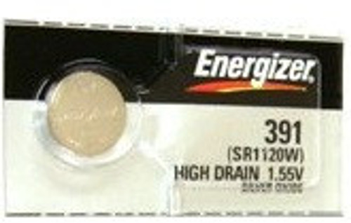 Energizer 391/381 - SR1120 Silver Oxide Button Battery 1.55V - 5 Pack FREE SHIPPING