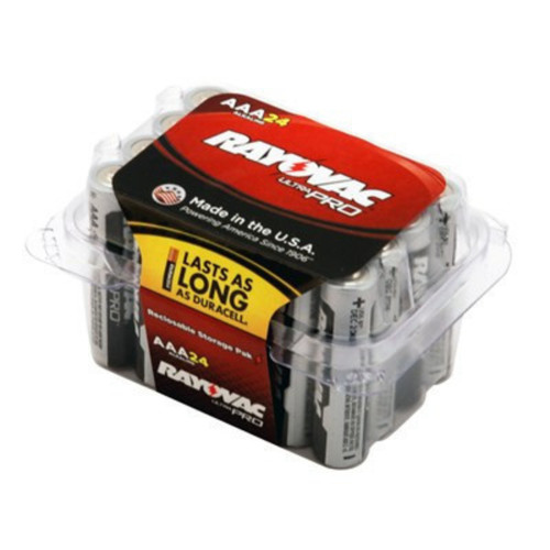  Rayovac AAA Alkaline Batteries 24 pack 