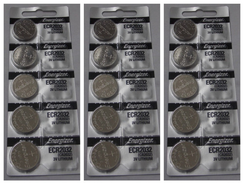 Energizer CR2032 3V Lithium Coin Battery - 15 Pack FREE SHIPPING