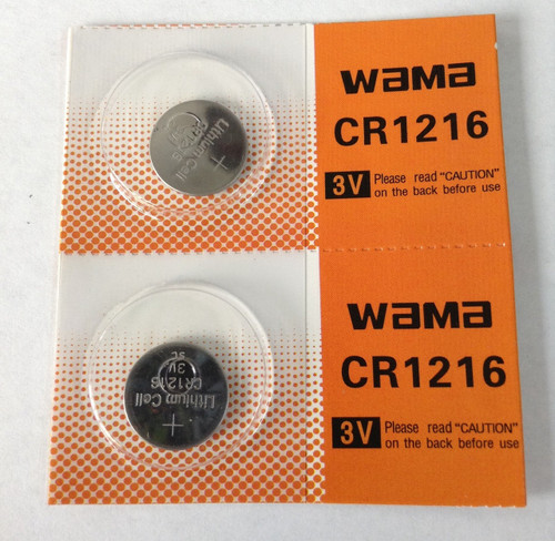  BBW CR1216 3V Lithium Coin Battery 2 Pack -  FREE SHIPPING! 