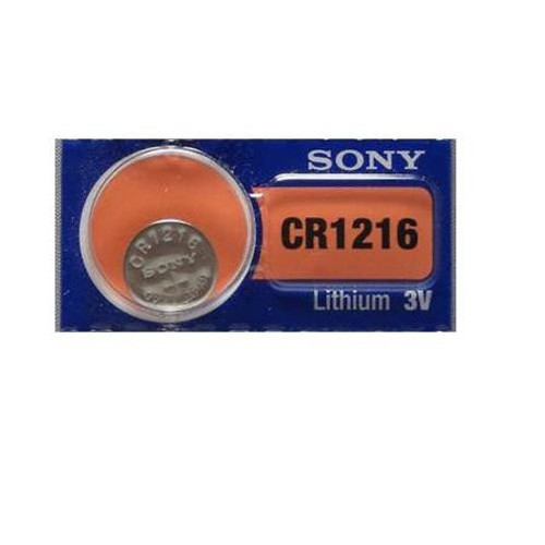 Sony Murata CR1216 3V Lithium Coin Battery - 2 Pack FREE SHIPPING