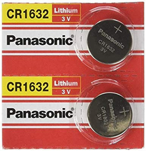  Panasonic CR1632 3V Lithium Coin Battery - 2 Pack + FREE SHIPPING! 