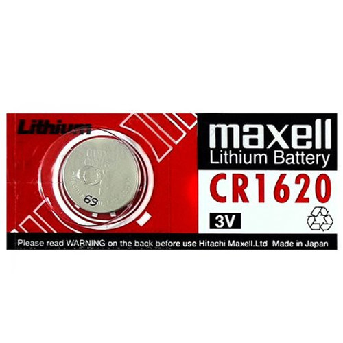 Maxell CR1620 3V Lithium Coin Battery 5 Pack - FREE SHIPPING