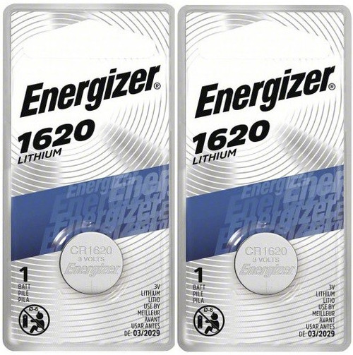  Energizer CR1620 3V Lithium Coin Battery - 2 Pack + FREE SHIPPING! 