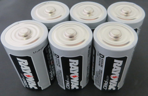 Rayovac UltraPRO Alkaline D Batteries 6 Pack FREE SHIPPING