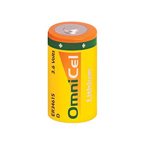 OmniCel D Size 3.6V Lithium Battery w/Standard Contacts - Pack of 2 Free Shipping