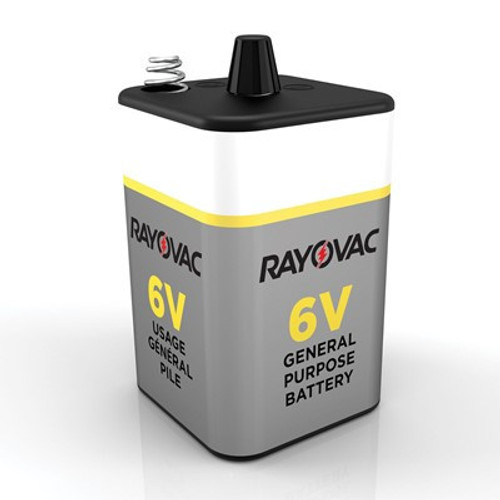  Rayovac 6V-HD Industrial 6V  Lantern Battery with Spring Terminals + FREE SHIPPING 