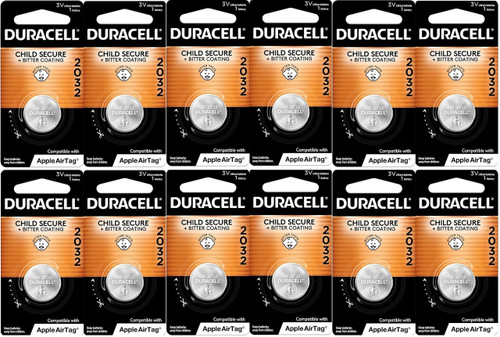  Duracell CR2032 Coin Battery - 12 Pack + FREE SHIPPING 