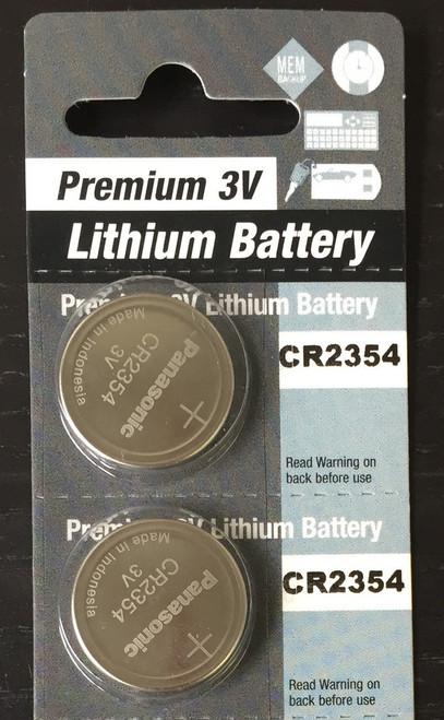 Panasonic CR2354 3V Lithium Coin Battery - 2 Pack FREE SHIPPING