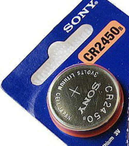 Sony Murata CR2450 3V Lithium Coin Battery - 1 Pack - FREE SHIPPING