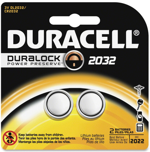 Duracell 2032 Coin Battery - 2 Pack on Retail Card - FREE SHIPPING