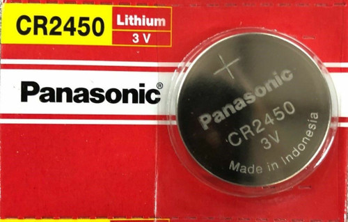 Panasonic CR2450 3V Lithium Coin Battery - 1 Pack FREE SHIPPING