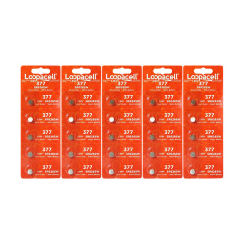  BBW 377/376 - SR626 Silver Oxide Button Battery 1.55V - 25 Pack + FREE SHIPPING! 
