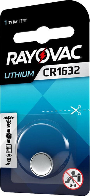  Rayovac CR1632 3V Lithium Coin Battery - 10 Pack +  FREE SHIPPING! 