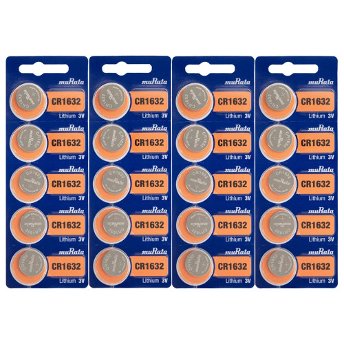  Sony Murata CR1632 3V Lithium Coin Battery - 20 Pack + FREE SHIPPING! 