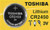  TOSHIBA CR2450 3V Lithium Coin Battery   20 - Pack - FREE SHIPPING! 