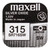  Maxell 315- SR621 Silver Oxide Button Battery 1.55V - 100 Pack + FREE SHIPPING! 