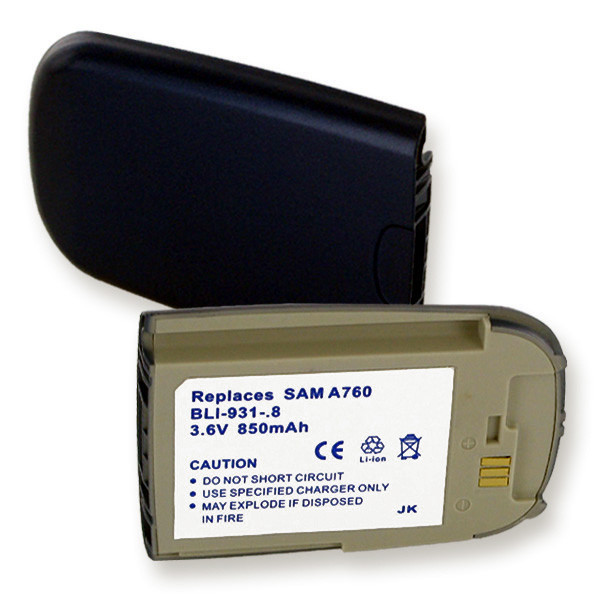 BBW SAMSUNG SPH-A760 LI-ION 850mAh Cellular Battery