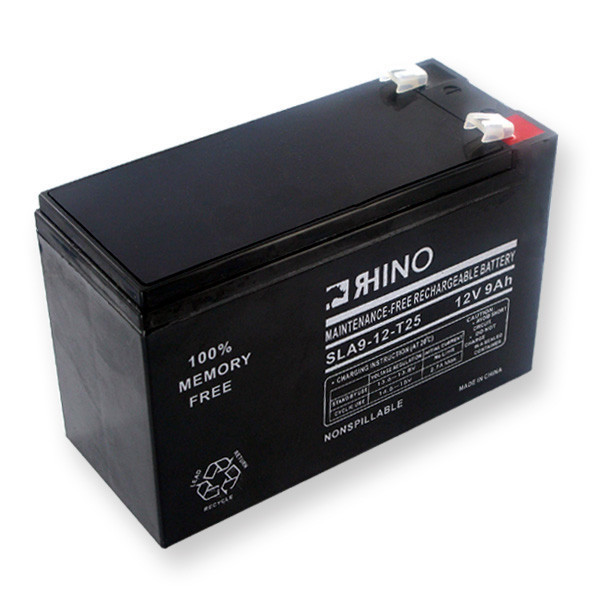 Rhino Sealed Lead Acid Battery 12V 9Ah w/wide terminals