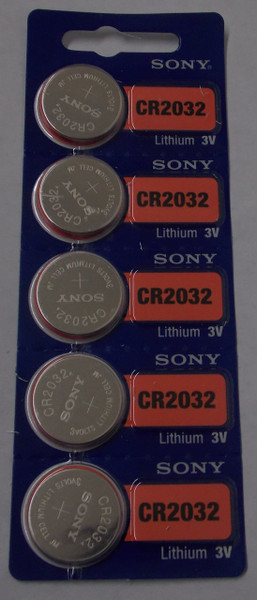 Sony Murata CR2032 3V Lithium Coin Battery - 50 Pack FREE Shipping