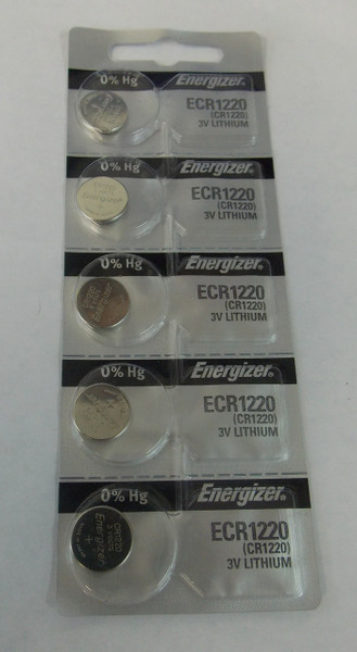 Energizer CR1220 3V Lithium Coin Battery - 50 Pack FREE SHIPPING