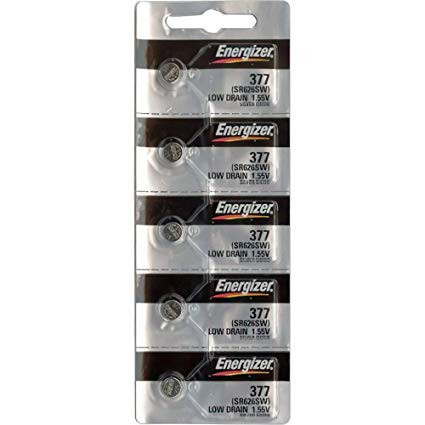 Energizer 377/376 - SR626 Silver Oxide Button Battery 1.55V - 20 Pack FREE SHIPPING
