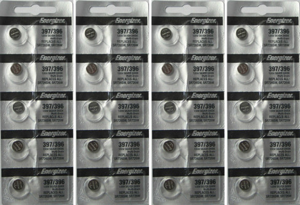  Energizer 317 - SR516 Silver Oxide Button Battery 1.55V - 20 Pack + FREE SHIPPING! 