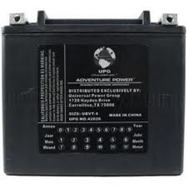 65989-90B / YTX20L-BS 12 Volt 19 Amp Hrs Sealed AGM / V-Twin Heavy Duty Power Sport Battery