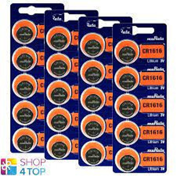  Sony Murata CR1616 3V Lithium Coin Battery - 20 Pack + FREE SHIPPING! 